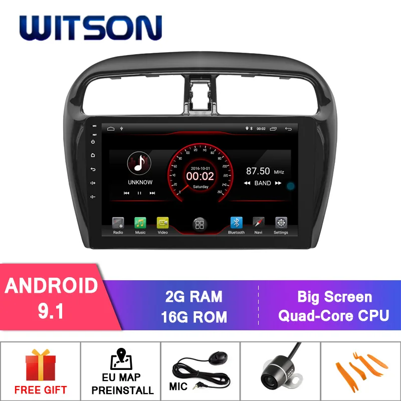 WITSON 9" FULL HD TOUCH SCREEN Android 8.1 Octa-Core Car GPS Multimedia Navigation For MITSUBISHI MIRAGE 2012 CAR DVD PLAYER
WITSON 9" FULL HD TOUCH SCREEN Android 8.1 Octa-Core Car GPS Multimedia Navigation For MITSUBISHI MIRAGE 2012 CAR DVD PLAYER