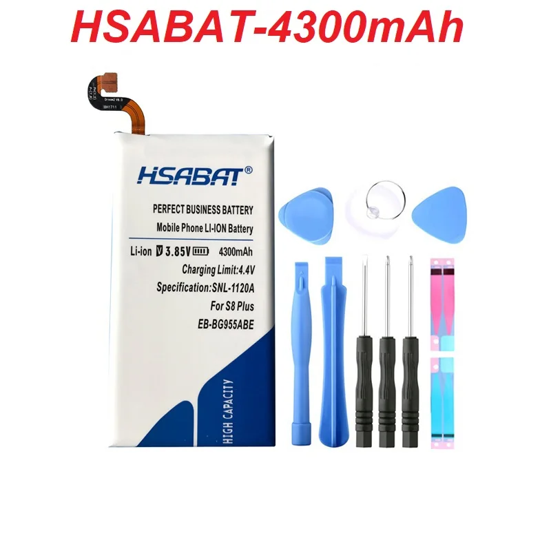 HSABAT 2019 Newest Battery for Samsung GALAXY S8+ G9550 S8 Plus S8Plus SM-G9 SM-G955 G955 4300mAh EB-BG955ABA
HSABAT 2019 Newest Battery for Samsung GALAXY S8+ G9550 S8 Plus S8Plus SM-G9 SM-G955 G955 4300mAh EB-BG955ABA