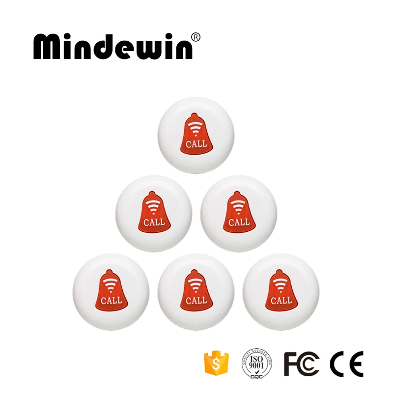 Mindewin Restaurant Pager New Design Wireless Call Button System Emergency Button for Elderly Buzzer Botoes Waiter Calling Bell
Mindewin Restaurant Pager New Design Wireless Call Button System Emergency Button for Elderly Buzzer Botoes Waiter Calling Bell