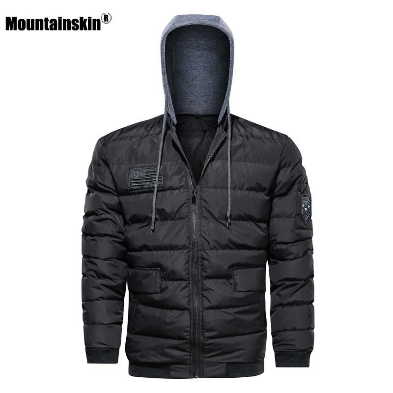 Mountainskin New Men's Parka Coat Cotton Jackets Winter Autumn Fashion Thermal Casual Hooded Coats Mens Brand Clothing 5XL SA726
Mountainskin New Men's Parka Coat Cotton Jackets Winter Autumn Fashion Thermal Casual Hooded Coats Mens Brand Clothing 5XL SA726