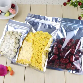 100 Pcs Clear Aluminum Foil Bag Self Seal Zipper Ziplock Packing Food Bag Retail Resealable Baking Packaging Bag Pouch
100 Pcs Clear Aluminum Foil Bag Self Seal Zipper Ziplock Packing Food Bag Retail Resealable Baking Packaging Bag Pouch