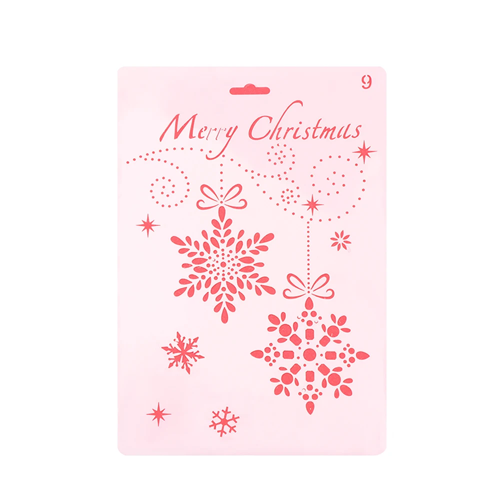 1 Pc Christmas DIY Craft Hollow Layering Stencils For Wall Painting Scrapbook Stamp Album Decorative Embossing Paper Craft #9
1 Pc Christmas DIY Craft Hollow Layering Stencils For Wall Painting Scrapbook Stamp Album Decorative Embossing Paper Craft #9