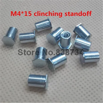 100pcs m4*15 steel with zinc coated self clinching standoff blind thread steel fastener stud
100pcs m4*15 steel with zinc coated self clinching standoff blind thread steel fastener stud