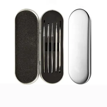 50Sets/Lot High Quality 5pcs Blackhead Remover Tool Set Stainless Acne Needle Pimple Tweezers Comedone Acne Extractor Wholesale
50Sets/Lot High Quality 5pcs Blackhead Remover Tool Set Stainless Acne Needle Pimple Tweezers Comedone Acne Extractor Wholesale