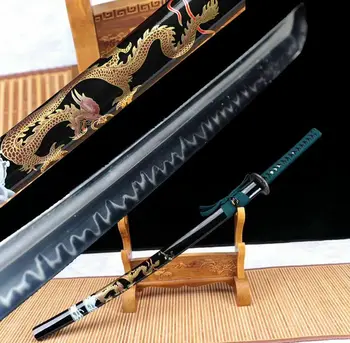 Handmade Japanese HRC65 Sharp T10 Clay Tempered Steel Blade Sword Samurai Katana Full Tang
Handmade Japanese HRC65 Sharp T10 Clay Tempered Steel Blade Sword Samurai Katana Full Tang