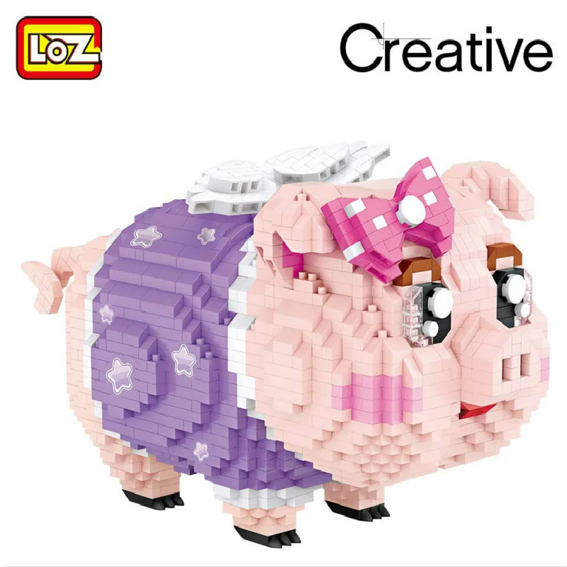 New LOZ Diamond Blocks Piggy Bank Pig Toys Children Building Blocks Model Micro Bricks Educational Creative Girl Boy Gift 9042
New LOZ Diamond Blocks Piggy Bank Pig Toys Children Building Blocks Model Micro Bricks Educational Creative Girl Boy Gift 9042