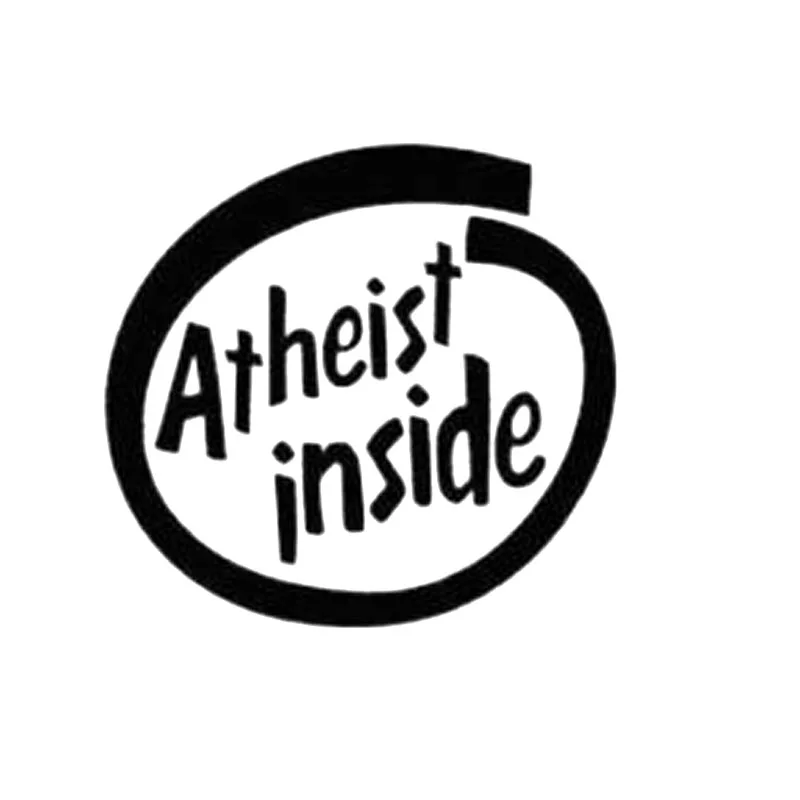 15.5X14.7CM ATHEIST INSIDE Funny Vinyl Decal Black/Silver Car Sticker Car-styling S8-0725
15.5X14.7CM ATHEIST INSIDE Funny Vinyl Decal Black/Silver Car Sticker Car-styling S8-0725