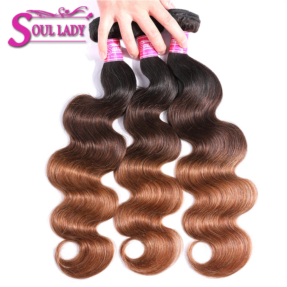 Soul Lady Colored Brazilian Hair Body Wave 1b/4/30 Three Tone Ombre Hair Weaves 3 Bundles Ombre Human Hair Extensions Non Remy
Soul Lady Colored Brazilian Hair Body Wave 1b/4/30 Three Tone Ombre Hair Weaves 3 Bundles Ombre Human Hair Extensions Non Remy