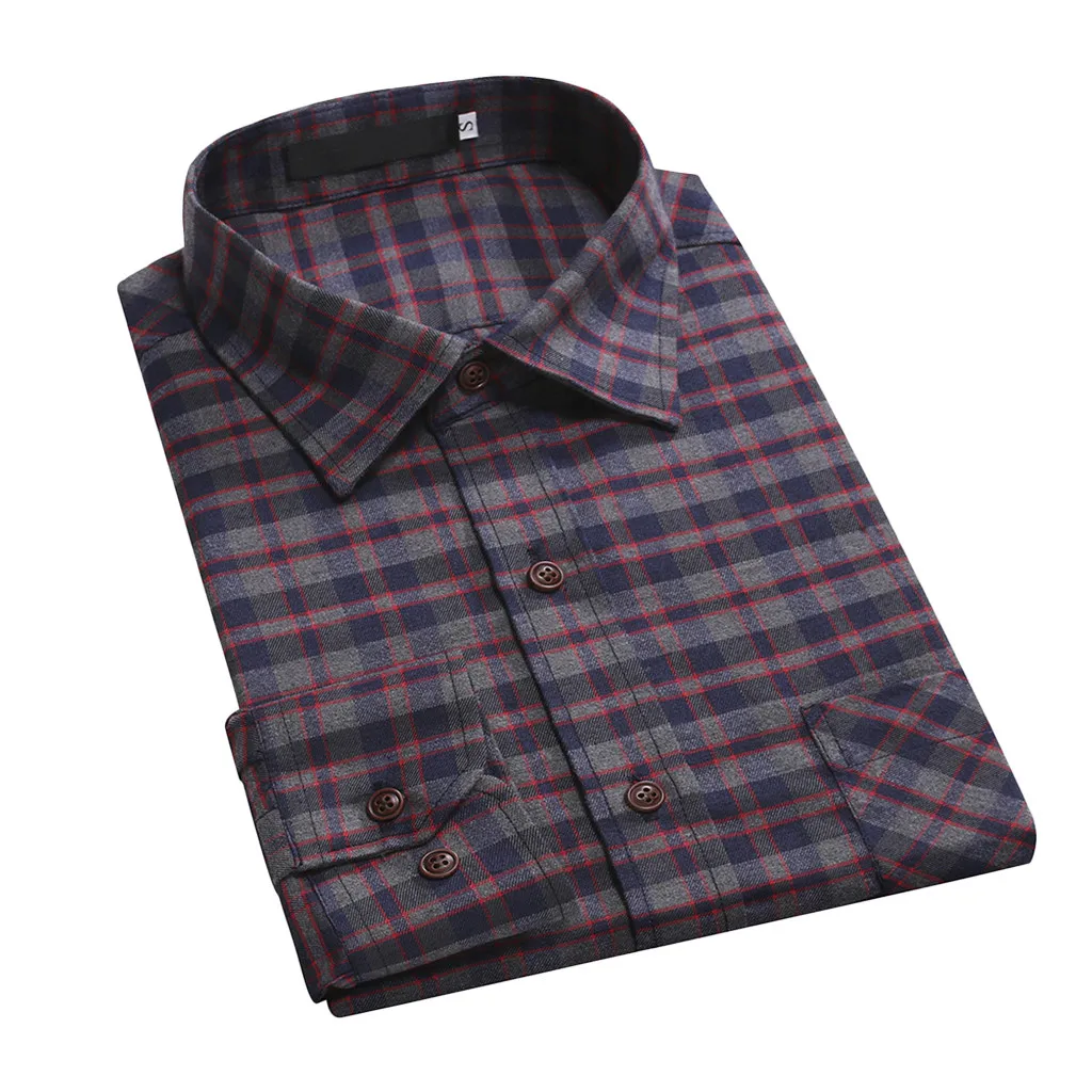 Womail Man Shirts High Quality 2019 New Arrivals Men Casual Normal Plaid Business Long Sleeve Button Shirt Top Blouse
Womail Man Shirts High Quality 2019 New Arrivals Men Casual Normal Plaid Business Long Sleeve Button Shirt Top Blouse