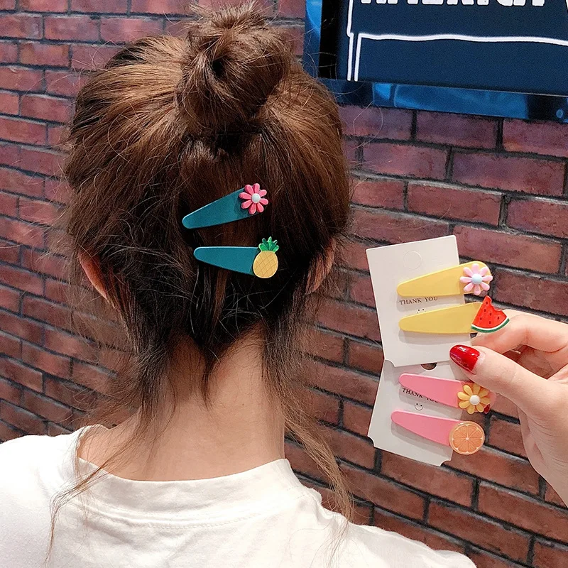 2Pcs/set Korean New Hair Clip Fruit Hairpin Barrettes Watermelon Banana Headband Cute Women Girls Hair Accessories Headwear
2Pcs/set Korean New Hair Clip Fruit Hairpin Barrettes Watermelon Banana Headband Cute Women Girls Hair Accessories Headwear