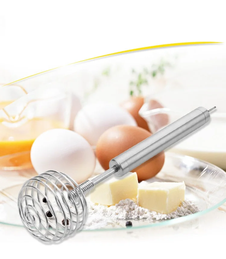 New Steel Spring Egg Stirrer Beater Baking Pastry Tools Galaxy Coil Whisk Milk Blender For Blending Whisking Beating & Stirring
New Steel Spring Egg Stirrer Beater Baking Pastry Tools Galaxy Coil Whisk Milk Blender For Blending Whisking Beating & Stirring