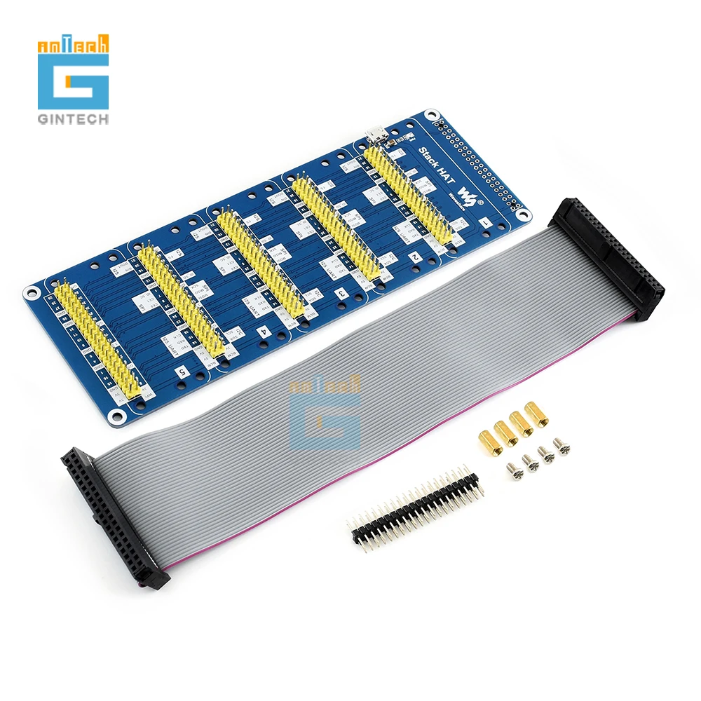 Raspberry Pi 3b+ Stack HAT 3b Interface Expansion Board External Expansion Board IO Interface Board USB External Power Supply
Raspberry Pi 3b+ Stack HAT 3b Interface Expansion Board External Expansion Board IO Interface Board USB External Power Supply