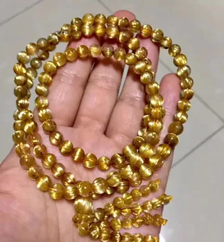 Natural yu Rutilated Quartz Stretch Thick Plates Beads Bracelet 6mm AAAAA/
Natural yu Rutilated Quartz Stretch Thick Plates Beads Bracelet 6mm AAAAA/