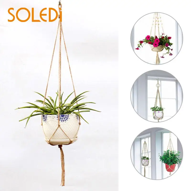 Vintage Macrame Plants Hanger Hook Flower Pot Holder String Hanging Rope Wall Art Home Garden Balcony Decoration
Vintage Macrame Plants Hanger Hook Flower Pot Holder String Hanging Rope Wall Art Home Garden Balcony Decoration