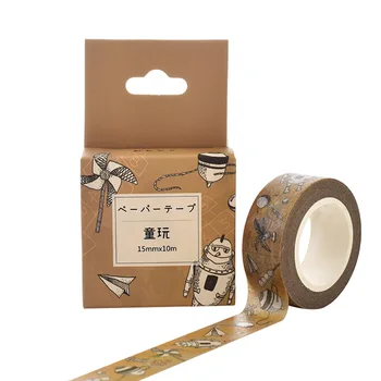 Kawaii Childhood Toy Washi Tape Excellent Quality Colorful Paper Masking Tape DIY Decorative Tapes 10m*15mm JD95-5
Kawaii Childhood Toy Washi Tape Excellent Quality Colorful Paper Masking Tape DIY Decorative Tapes 10m*15mm JD95-5
