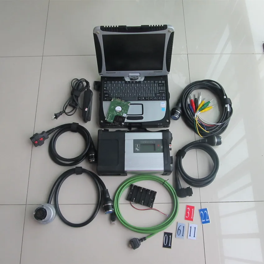 Super Mb Star C5 with Software 09/2022 Newest Hdd Installed in cf19 Touch Screen Laptop Full Set Diagnosis Ready to Use
Super Mb Star C5 with Software 09/2022 Newest Hdd Installed in cf19 Touch Screen Laptop Full Set Diagnosis Ready to Use