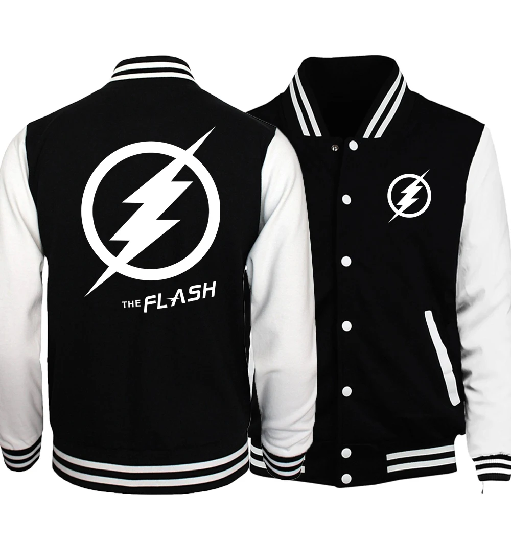 The Flash Jacket Men Skull Hip Hop Baseball Uniform Batman Deadpool Jackets Finding Francis Joker Heath Ledger Coat
The Flash Jacket Men Skull Hip Hop Baseball Uniform Batman Deadpool Jackets Finding Francis Joker Heath Ledger Coat