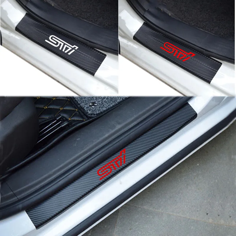 For SUBARU LEGACY Forester Outback Rally WRX XV Impreza Carbon Fiber Car Scuff Plate sticker STI Vinyl Decal sticker Car Styling
For SUBARU LEGACY Forester Outback Rally WRX XV Impreza Carbon Fiber Car Scuff Plate sticker STI Vinyl Decal sticker Car Styling