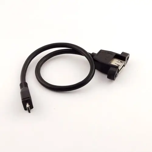 1 шт. Панельное крепление с гнездом USB 2,0 A на Micro USB 5-контактный кабель адаптера данных 30 см
1 шт. Панельное крепление с гнездом USB 2,0 A на Micro USB 5-контактный кабель адаптера данных 30 см