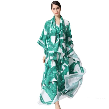 Women Maxi Dress 2017 High Quality Autumn Runway V-Neck Banana Leaf Print Vintage Loose Batwing Long Dress Vestidos NPD0169
Women Maxi Dress 2017 High Quality Autumn Runway V-Neck Banana Leaf Print Vintage Loose Batwing Long Dress Vestidos NPD0169