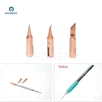 PHONEFIX Specialized Replaceable T210 Soldering Iron Tip for JBC T210 Soldering Station phone PCB Soldering Glue Remove Iron Tip
PHONEFIX Specialized Replaceable T210 Soldering Iron Tip for JBC T210 Soldering Station phone PCB Soldering Glue Remove Iron Tip