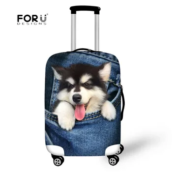 FORUDESIGNS Denim Animals Print Luggage Protector Cover Suitcases Covers Husky Waterproof Luggage Covers Bags Travel Accessories
FORUDESIGNS Denim Animals Print Luggage Protector Cover Suitcases Covers Husky Waterproof Luggage Covers Bags Travel Accessories