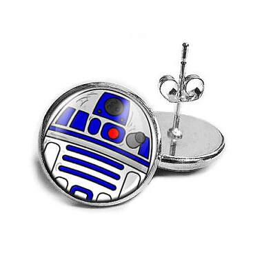 US Movie Star Wars stud earrings 1pcs/lot handmade jewelry Steampunk bronze womens mens earrings 12mm/0.47inch Doctor Who 2016
US Movie Star Wars stud earrings 1pcs/lot handmade jewelry Steampunk bronze womens mens earrings 12mm/0.47inch Doctor Who 2016