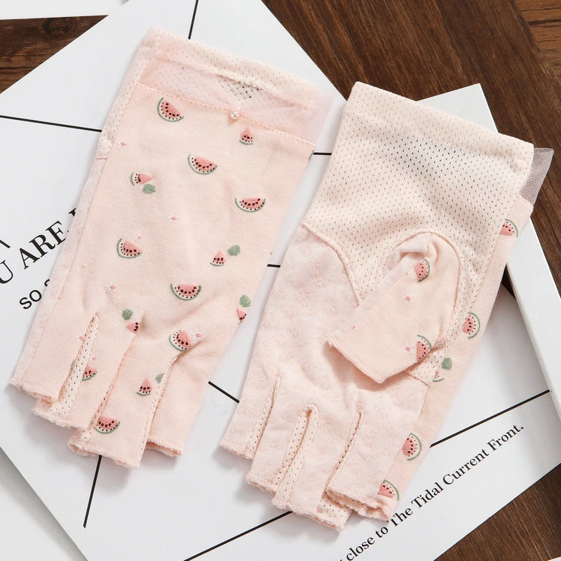 Half Finger Gloves Female Thin Five Finger Work Summer Anti-Sun Anti-UV Cotton Driving Non-Slip Semi-Finger Woman's Gloves FS35
Half Finger Gloves Female Thin Five Finger Work Summer Anti-Sun Anti-UV Cotton Driving Non-Slip Semi-Finger Woman's Gloves FS35