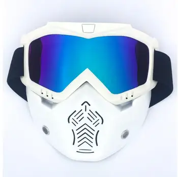 New Sales Modular Mask Detachable Goggles And Mouth Filter Perfect for Open Face Motorcycle Half Helmet or Vintage Helmets
New Sales Modular Mask Detachable Goggles And Mouth Filter Perfect for Open Face Motorcycle Half Helmet or Vintage Helmets