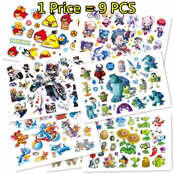 SHNAPIGN 9 pcs/lot Cute Bird cat monster Temporary Body Arts,Flash Tattoo Stickers 17*10cm,Waterproof Children Loves Toy
SHNAPIGN 9 pcs/lot Cute Bird cat monster Temporary Body Arts,Flash Tattoo Stickers 17*10cm,Waterproof Children Loves Toy