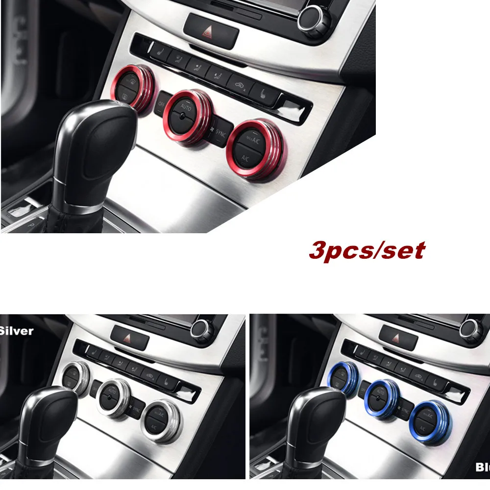 Aluminium Alloy Air AC knobs Switch ring Car Switch Knob Cover Sticker For VW Volkswagen Magotan CC Passat Tiguan Car Styling
Aluminium Alloy Air AC knobs Switch ring Car Switch Knob Cover Sticker For VW Volkswagen Magotan CC Passat Tiguan Car Styling
