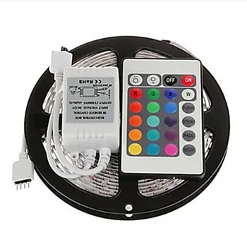 LED Stip Kit RGB LED Strip DC12V 5M Waterproof Flexible Rope Light 5050 60LED/m,24Key Remote Controller
LED Stip Kit RGB LED Strip DC12V 5M Waterproof Flexible Rope Light 5050 60LED/m,24Key Remote Controller