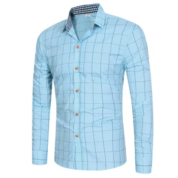 Plaid Business Casual Men Shirt 2019 Brand New Long Sleeve Mens Dress Shirts Slim Fit Camisa Social Masculina Tuxedo Shirt Men
Plaid Business Casual Men Shirt 2019 Brand New Long Sleeve Mens Dress Shirts Slim Fit Camisa Social Masculina Tuxedo Shirt Men