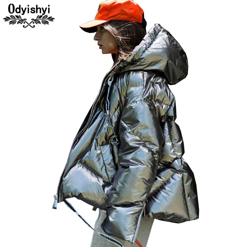 Winter Jacket Plus size Women 2019 Hooded Parka Fashion Bright Down Jacket Thicken Cotton Coat Female Short Jackets Bomber HS570
Winter Jacket Plus size Women 2019 Hooded Parka Fashion Bright Down Jacket Thicken Cotton Coat Female Short Jackets Bomber HS570