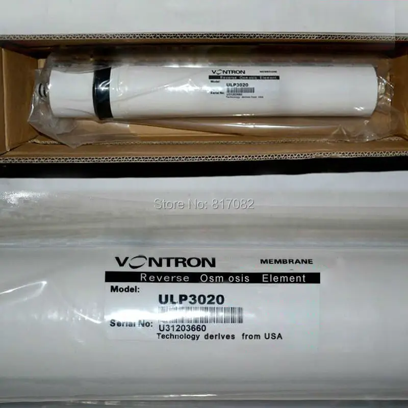 Vontron 600 Gallons Reverse Osmosis Membrane ULP3020 RO Membrane Large Flow Reverse Osmosis Water Filter System Water Cleaner
Vontron 600 Gallons Reverse Osmosis Membrane ULP3020 RO Membrane Large Flow Reverse Osmosis Water Filter System Water Cleaner