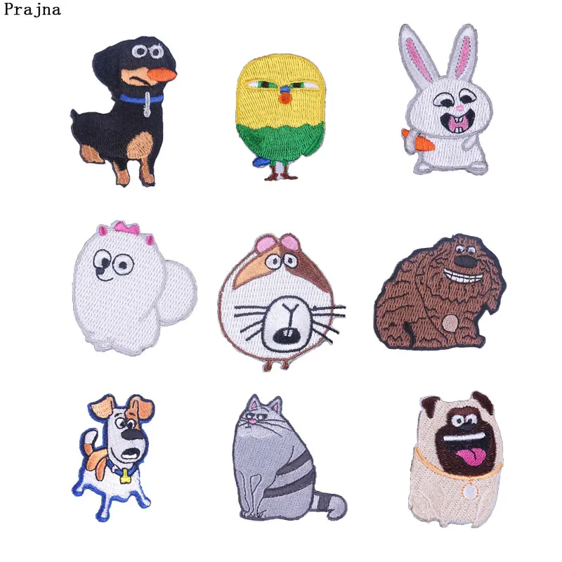 Prajna The Secret Life Of Pets Patch Iron On Patches For Clothing Cute Animal Embroidered Patches For Clothes Decoration B
Prajna The Secret Life Of Pets Patch Iron On Patches For Clothing Cute Animal Embroidered Patches For Clothes Decoration B