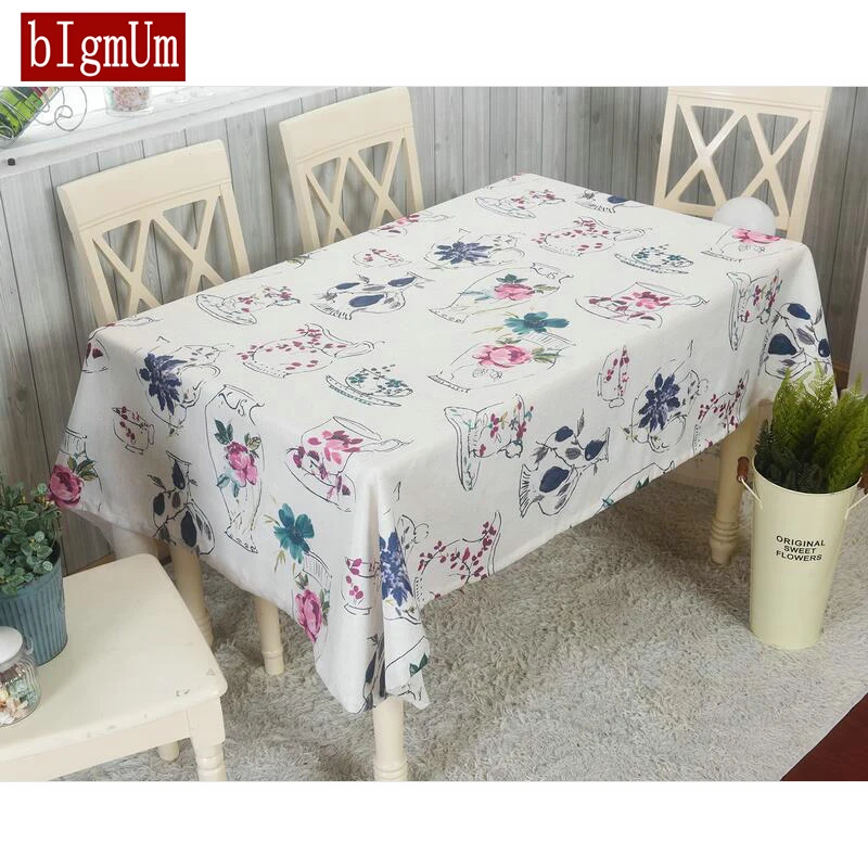 European Pastoral Style Flower Teapot Vase Print Tablecloth Dinner Kitchen Linen Table Cloth Cover Home Decor Banquet Mantel
European Pastoral Style Flower Teapot Vase Print Tablecloth Dinner Kitchen Linen Table Cloth Cover Home Decor Banquet Mantel