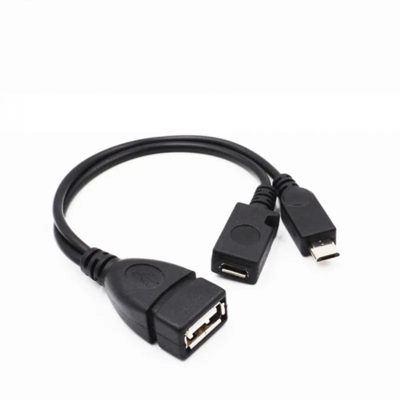 2 In 1 OTG Micro USB Host Power Y Splitter USB Adapter to Micro 5 Pin Male Female Cable For Mobile
2 In 1 OTG Micro USB Host Power Y Splitter USB Adapter to Micro 5 Pin Male Female Cable For Mobile