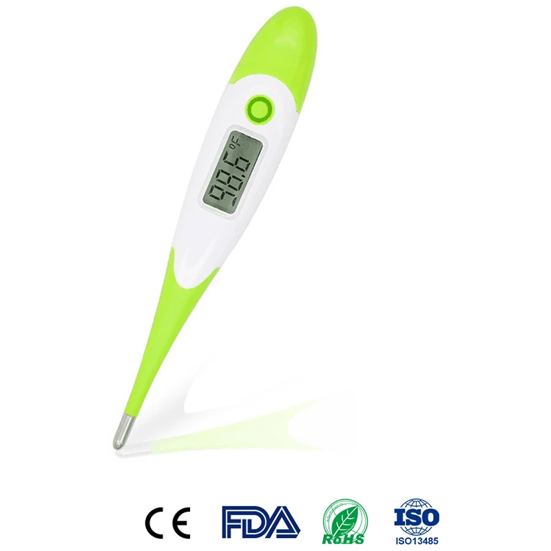 Home Use Thermometer FDA Approved Soft Head Sensor 15s Fast Measuring Celsius & Fahrenheit Dual Unit HG Free
Home Use Thermometer FDA Approved Soft Head Sensor 15s Fast Measuring Celsius & Fahrenheit Dual Unit HG Free