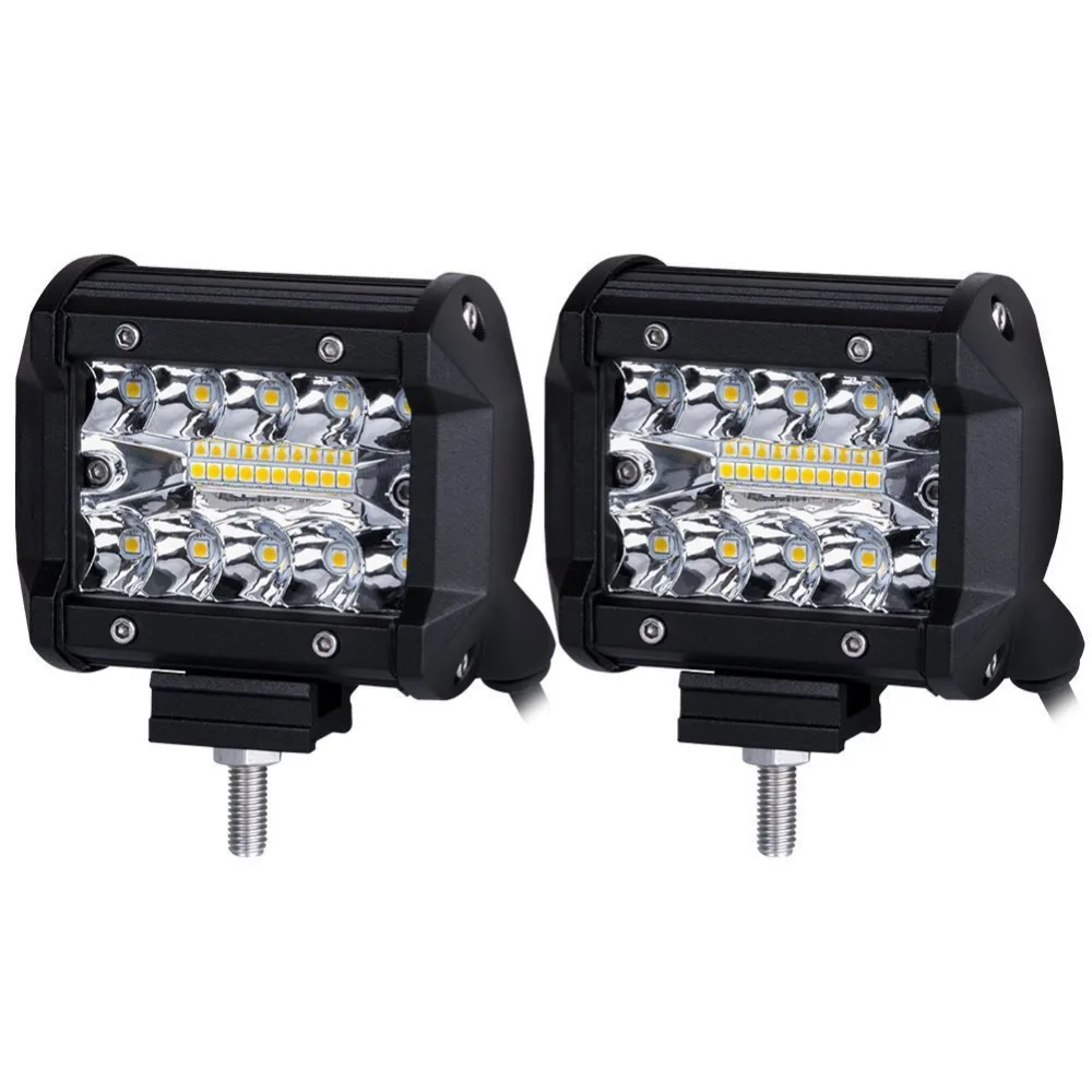 2PCS 4 inch LED Bar LED Work Light Bar for Driving Offroad Boat Car Tractor Truck 4x4 SUV ATV 12V 24V Rated 60W
2PCS 4 inch LED Bar LED Work Light Bar for Driving Offroad Boat Car Tractor Truck 4x4 SUV ATV 12V 24V Rated 60W