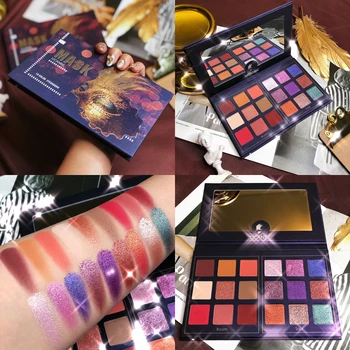 18 Colors Waterproof Metallic Makeup Palette Glitter Eyeshadow Palette Matte Shimmer Shiny Pigmented Eye Shadow Pallete Cosmetic
18 Colors Waterproof Metallic Makeup Palette Glitter Eyeshadow Palette Matte Shimmer Shiny Pigmented Eye Shadow Pallete Cosmetic