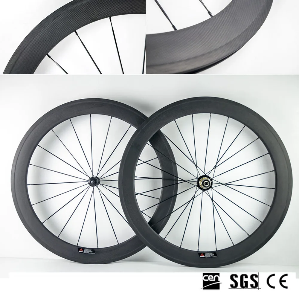 60mm Depth Road Bike 700C*23c Full Carbon Wheel UD Matte Clincher/Tubular Bicycle Wheelset with NOVATEC 271/372 Bicycle hubs
60mm Depth Road Bike 700C*23c Full Carbon Wheel UD Matte Clincher/Tubular Bicycle Wheelset with NOVATEC 271/372 Bicycle hubs