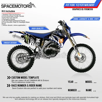 MotoSpace Customized Team Graphics Backgrounds Decals 3M Stickers For YAMAHA YZF250 YZF450 06-09 WR250F 07-13 WR450F 07-11 118
MotoSpace Customized Team Graphics Backgrounds Decals 3M Stickers For YAMAHA YZF250 YZF450 06-09 WR250F 07-13 WR450F 07-11 118