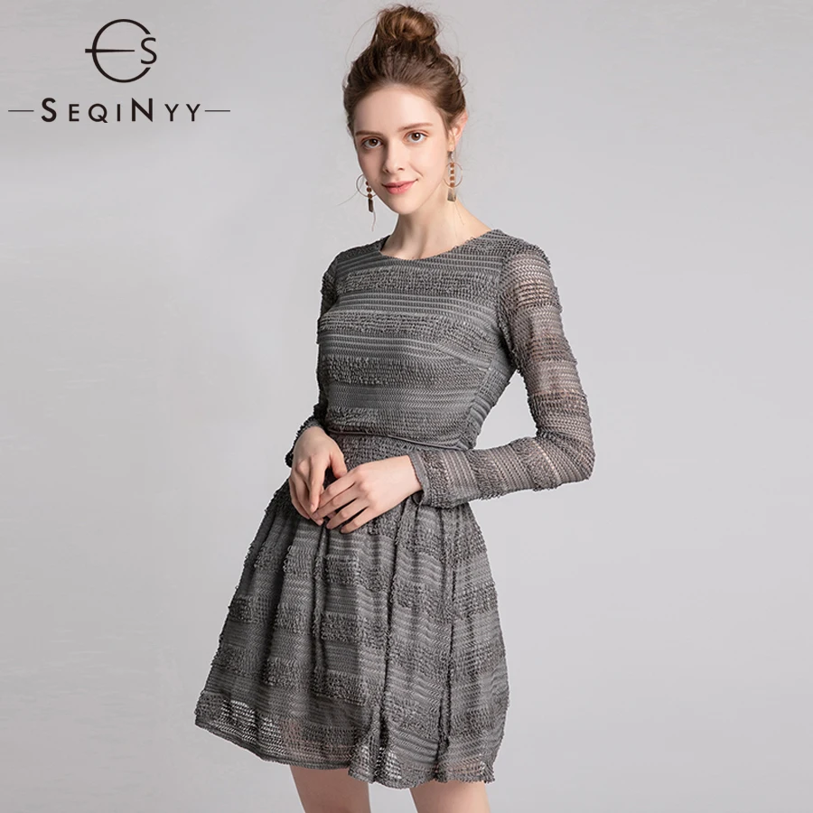 SEQINYY Embroidery Dress 2019 Spring Summer Woman's New Fashion Vintage Solid Lace Splicing Elegant Luxurious Mini A-Line Dress
SEQINYY Embroidery Dress 2019 Spring Summer Woman's New Fashion Vintage Solid Lace Splicing Elegant Luxurious Mini A-Line Dress