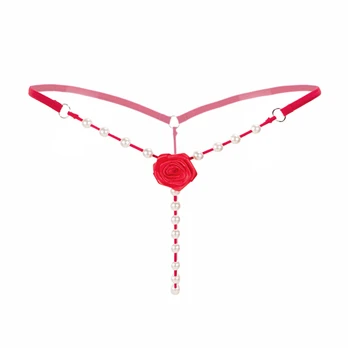 AIIOU Sexy Women Flower Bikini Underwear Thong G-Strings Rose Pearl Floral Erotic Low Waist Thongs Underwear Ladies Lingerie
AIIOU Sexy Women Flower Bikini Underwear Thong G-Strings Rose Pearl Floral Erotic Low Waist Thongs Underwear Ladies Lingerie