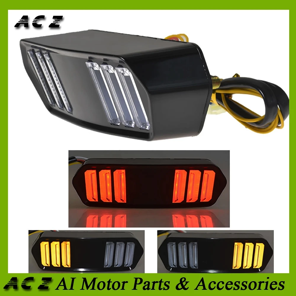 ACZ Motorcycle Rear Lights Brake Light Taillight Blinker Indicator Turn Signal Light For Honda MSX125 CBR650F CTX700 CTX700N
ACZ Motorcycle Rear Lights Brake Light Taillight Blinker Indicator Turn Signal Light For Honda MSX125 CBR650F CTX700 CTX700N