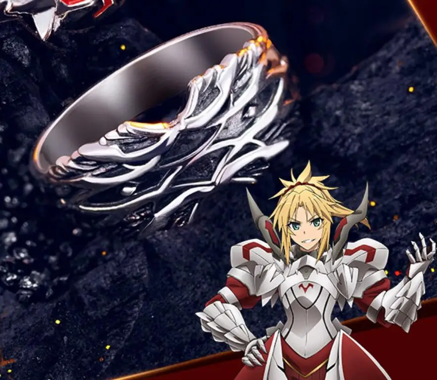 Fate/Apocrypha Saber Mordred Sword Ring Cosplay Fashion Jewelry 925 Silver Gift Size 9.5
Fate/Apocrypha Saber Mordred Sword Ring Cosplay Fashion Jewelry 925 Silver Gift Size 9.5