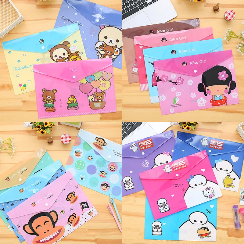 3pcs/lot cartoon A4 File PVC Bag File Folder Documents File Bag Stationery Filling BAG School Office Storage File Pouch Holder
3pcs/lot cartoon A4 File PVC Bag File Folder Documents File Bag Stationery Filling BAG School Office Storage File Pouch Holder