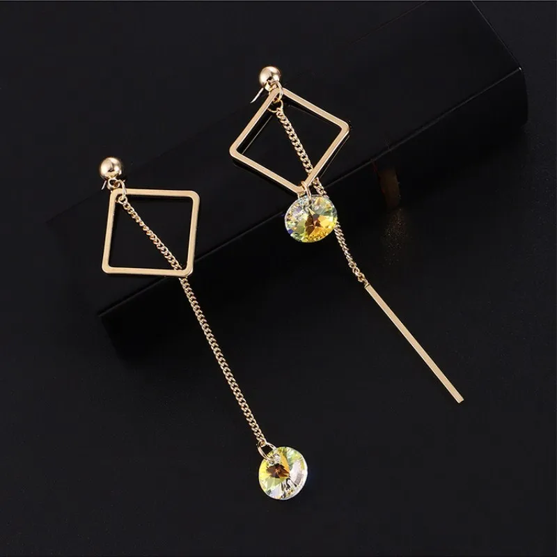 korean asymmetrical earring-1