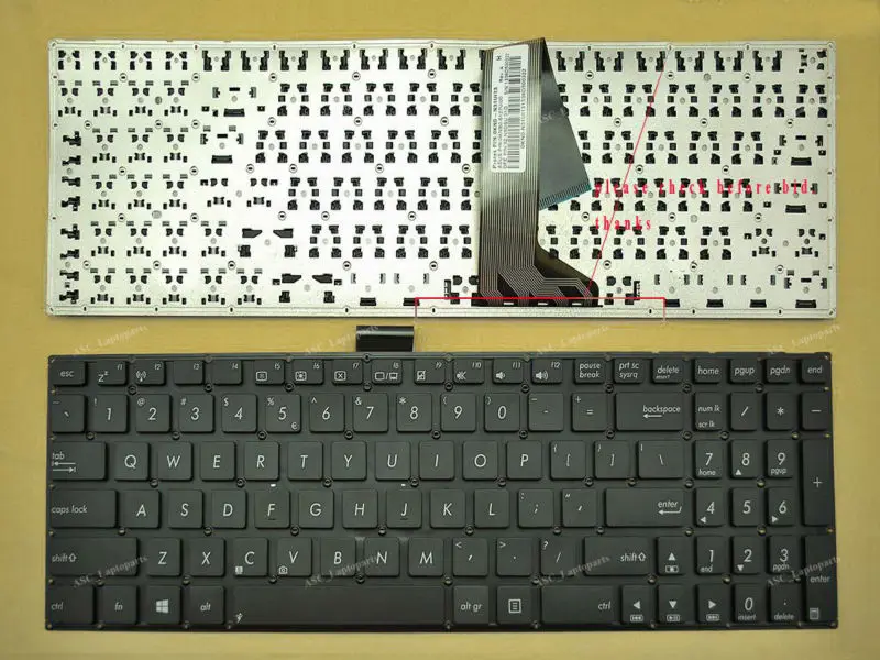 New UK keyboard fo ASUS R505 R505C R505CA R505CB R505CM S550 S550C S550CA S550CB